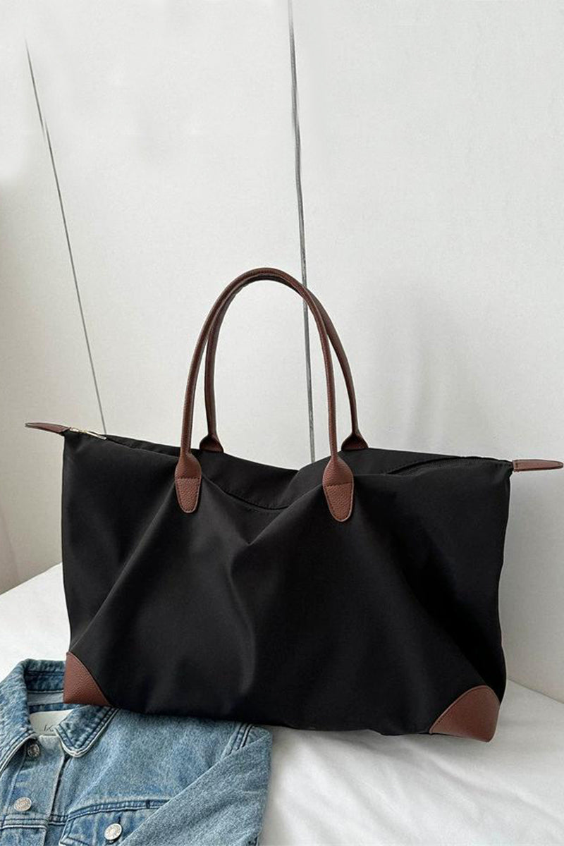 Black Large capacity weekender travel duffle bag