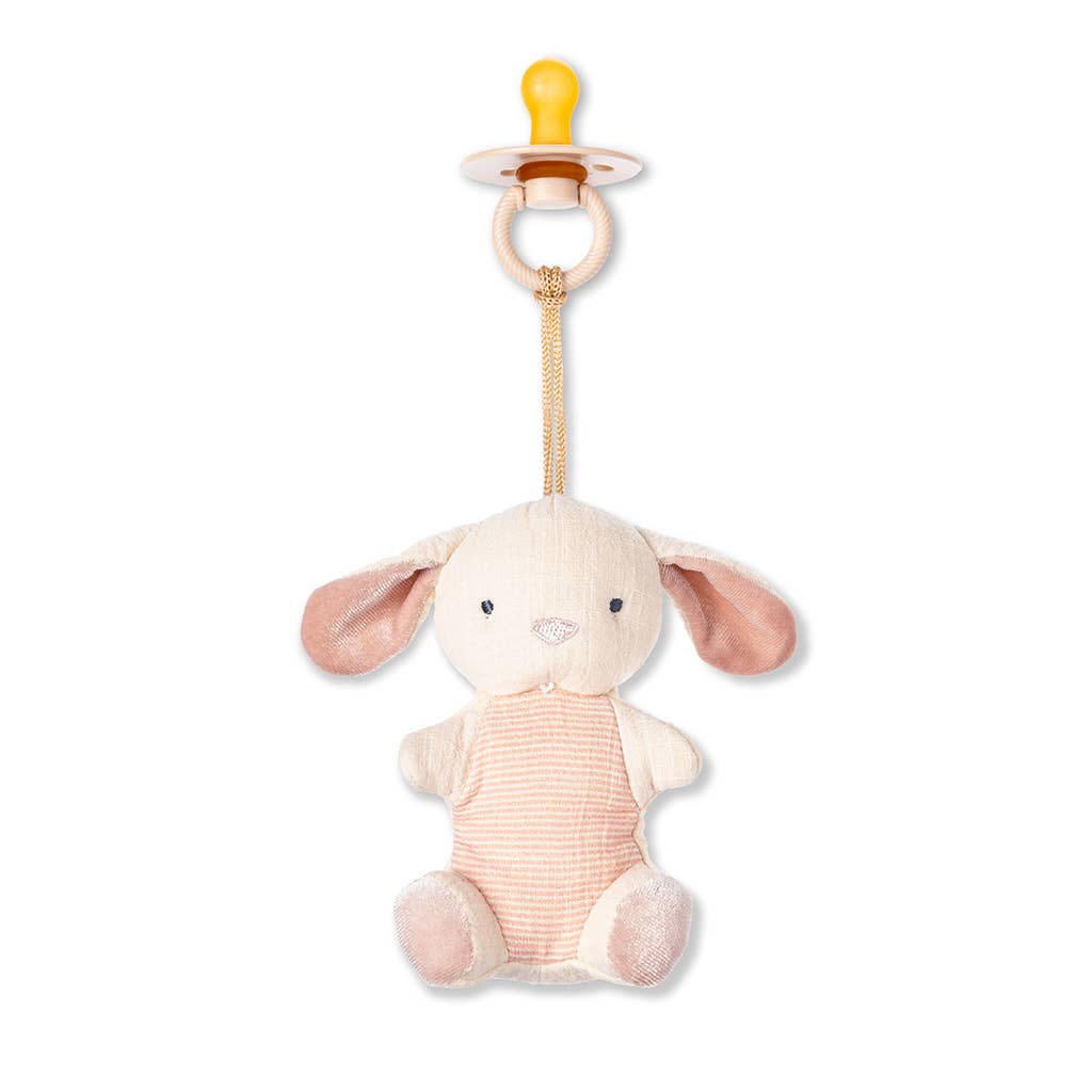 BEAR Bitzy Pal Natural Rubber Pacifier & Plush