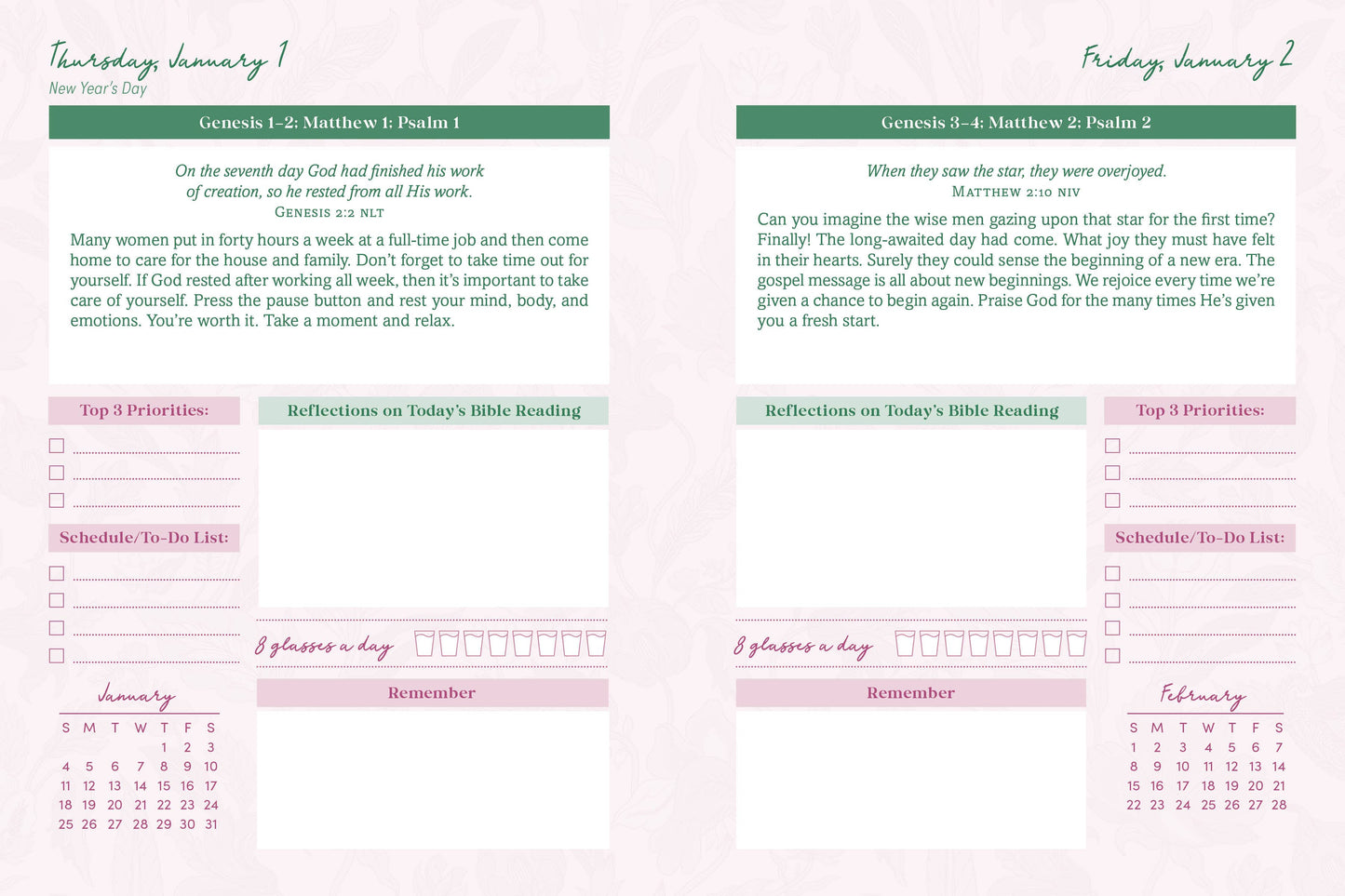Read Through the Bible in a Year Planner: 2026 Edition