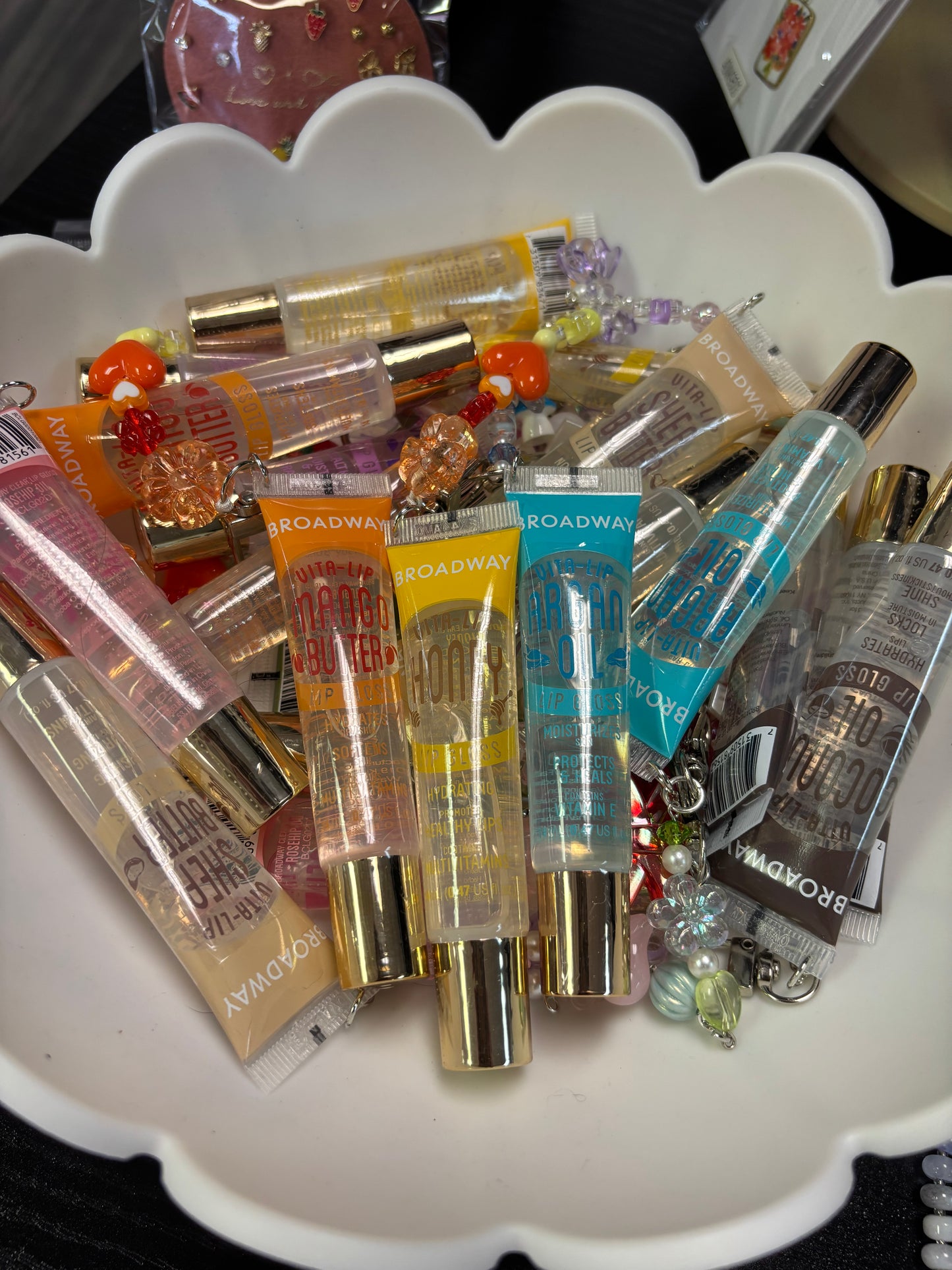 Lip Gloss Keychain