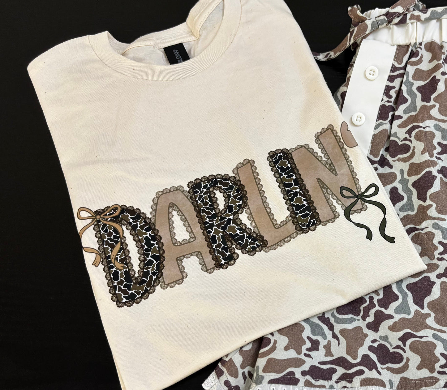 Darlin’ Camo Graphic Tee