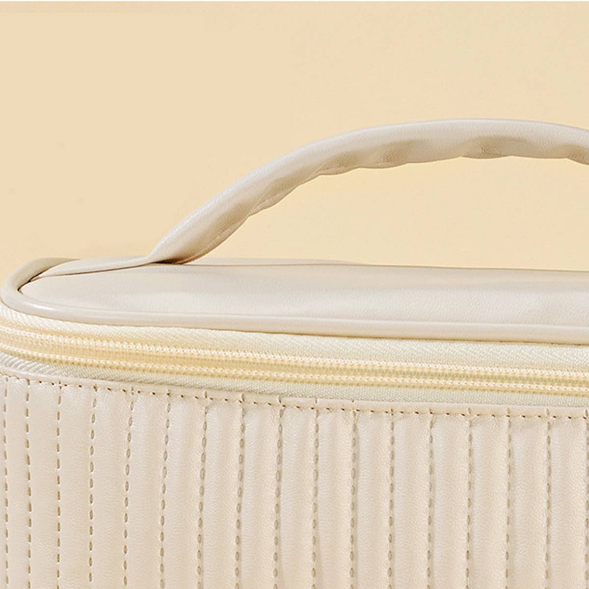 BROWN SQUARE MAKEUP BAG