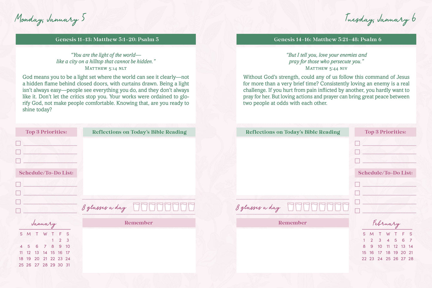 Read Through the Bible in a Year Planner: 2026 Edition
