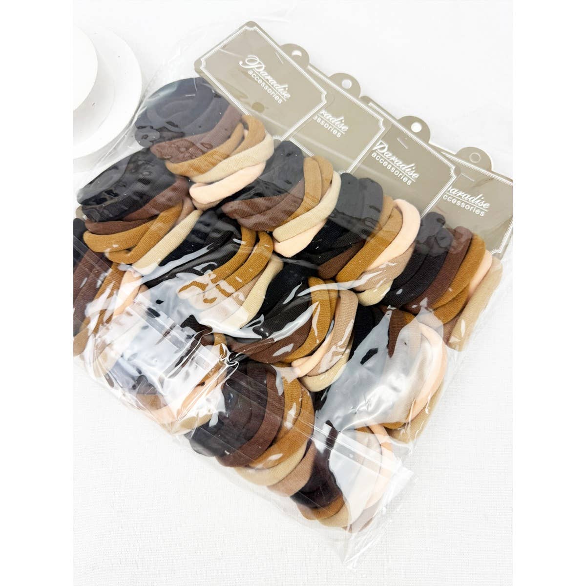 Black and Brown Shades Multicolor Elastic Hair Tie