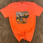Floral Arkansas Graphic Tee Neon Comfort Colors
