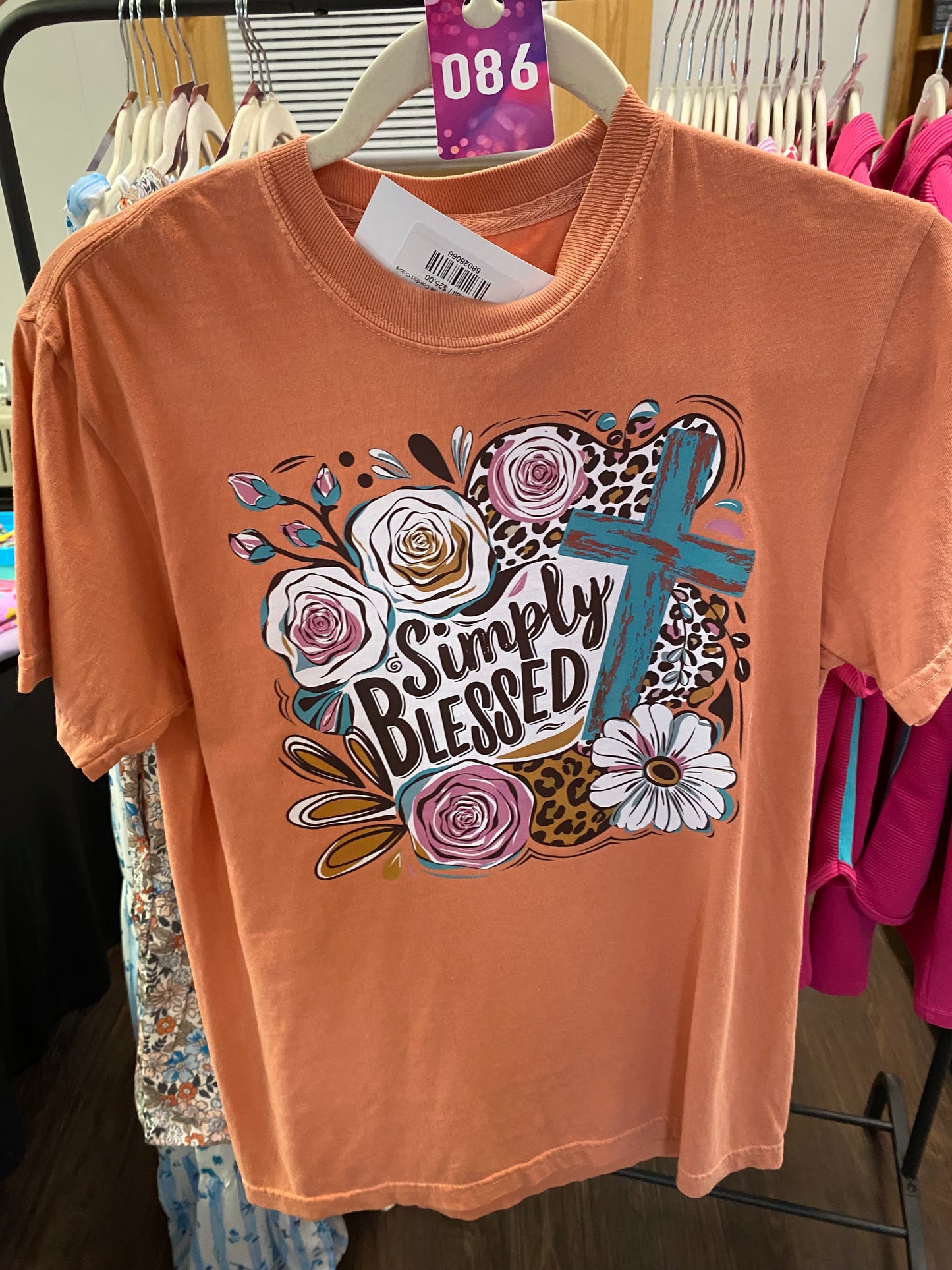 Simply Blessed Graphic Tee Comfort Colors