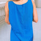 Blue Tank with sunshine Pocket Design