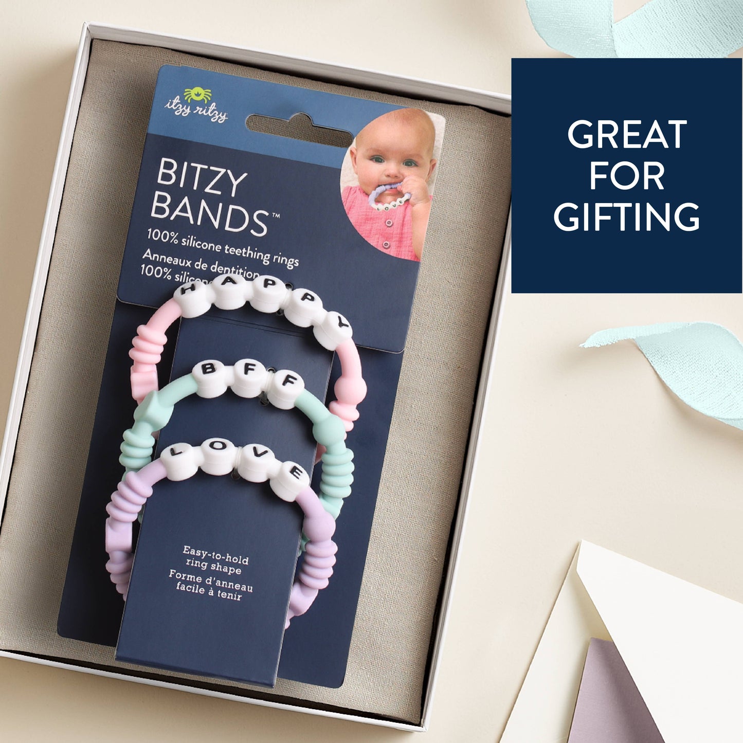 Bitzy Bands Baby Teething Rings