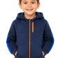 Boy's Navy Fleece Active Zip Up Hoodie