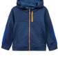 Boy's Navy Fleece Active Zip Up Hoodie