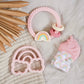 Rainbow Ritzy Rattle™ Silicone Teether Rattles