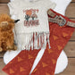 Kids Highland Cow Flare Jeans