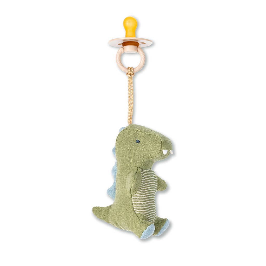 BEAR Bitzy Pal Natural Rubber Pacifier & Plush
