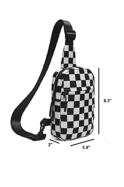 Checkered Sling Bag