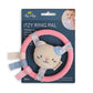 Kitty Itzy Ring Pal™ - Teething Ring with Plush Character: Pink Kitty
