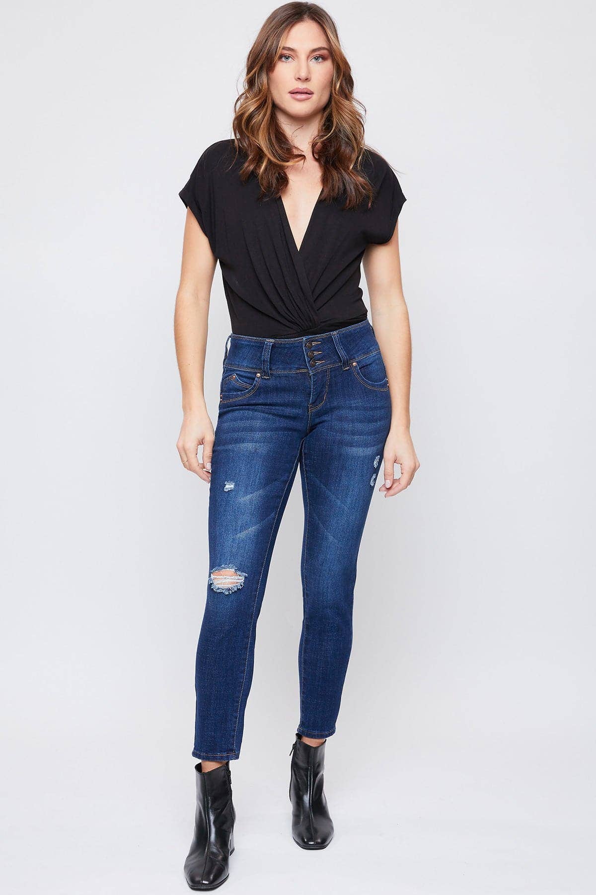 Petite WannaBettaButt Mid Rise Jeans