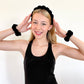 Puffy Terry Cloth Padded Spa Headband with Scrunchies - Multiple Colors