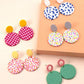 Colorful Dots Polymer Earrings