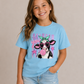 Be You Preppy Cow Kids Graphic Tee