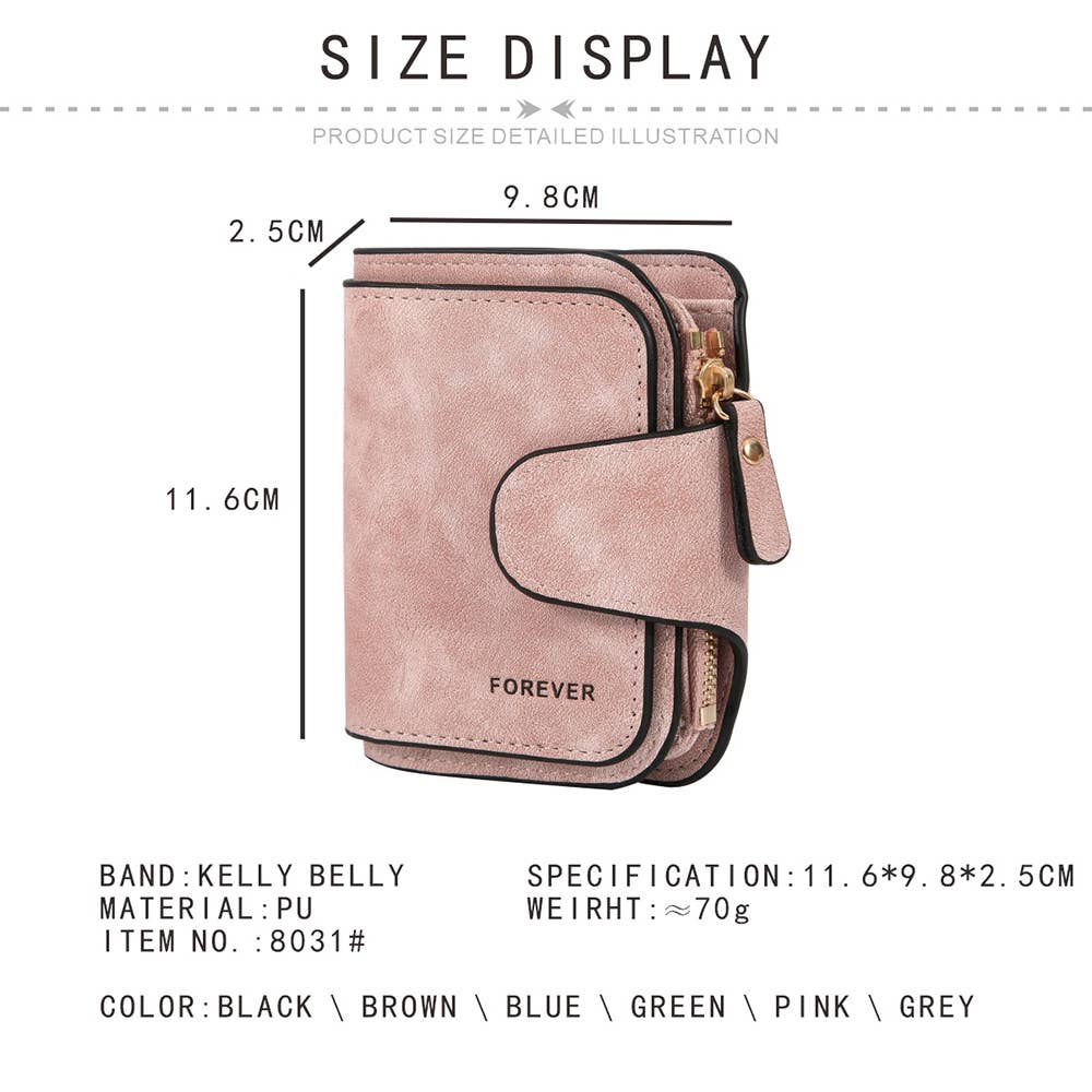 Black Short Card Wallet and Zero Wallet