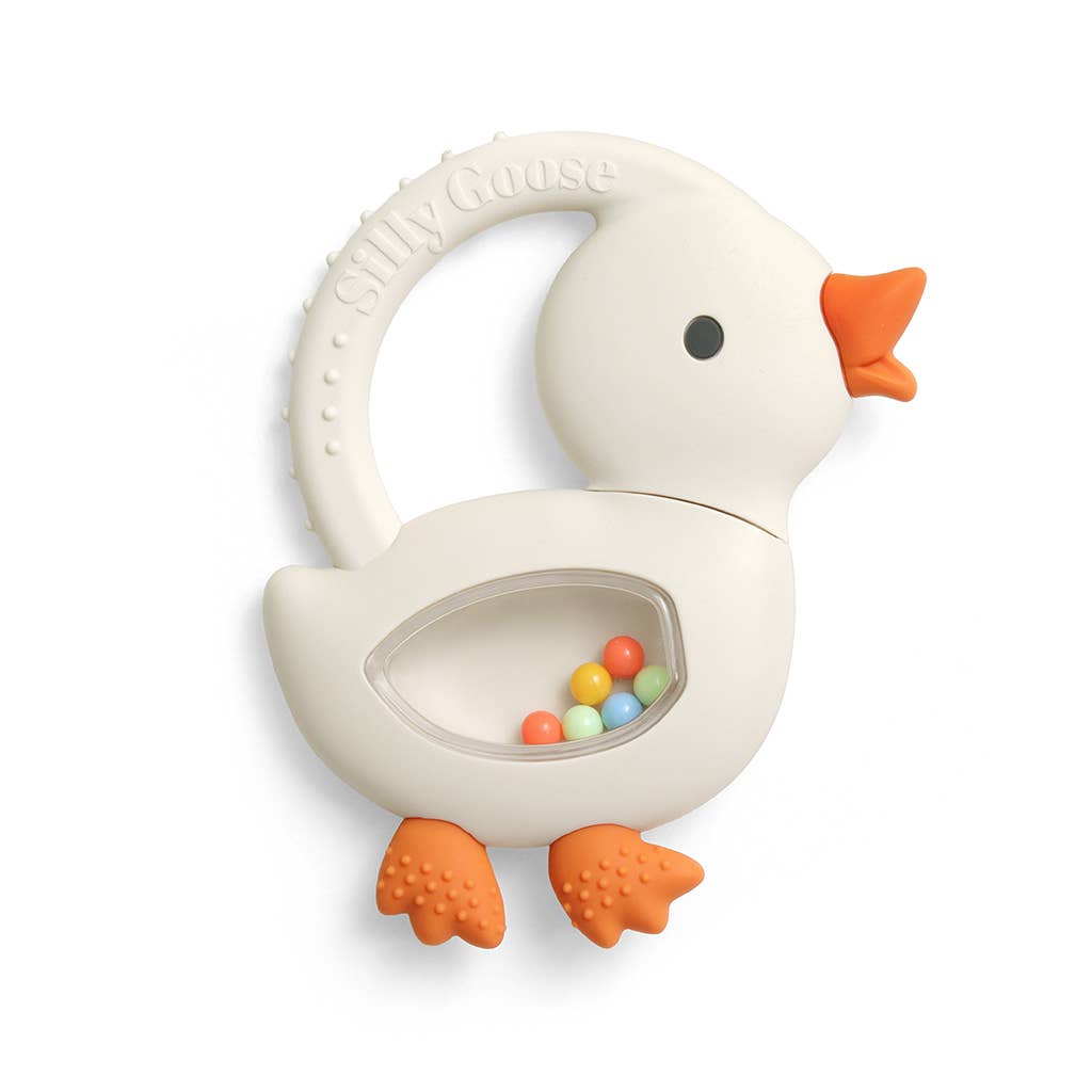 Cherries Bitzy Shake™ - Silicone Teether with Rattle