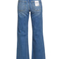 Zenana Medium Wash Wide Leg Denim Pants
