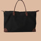 Black Large capacity weekender travel duffle bag