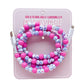 Beaded dual usb fast charging cable