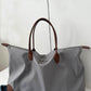 Grey Large capacity weekender travel duffle bag