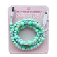 Beaded dual usb fast charging cable