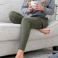 Mocha Ultra Soft Joggers w/ Cargo Pocket