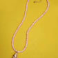 PINK FISH NECKLACE 18K STAINLESS STEEL TARNISH FREE