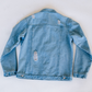 Distressed Women's Denim Jean Jacket