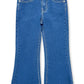Toddler Flare Leg Denim Jean w/ Scalloped Hem