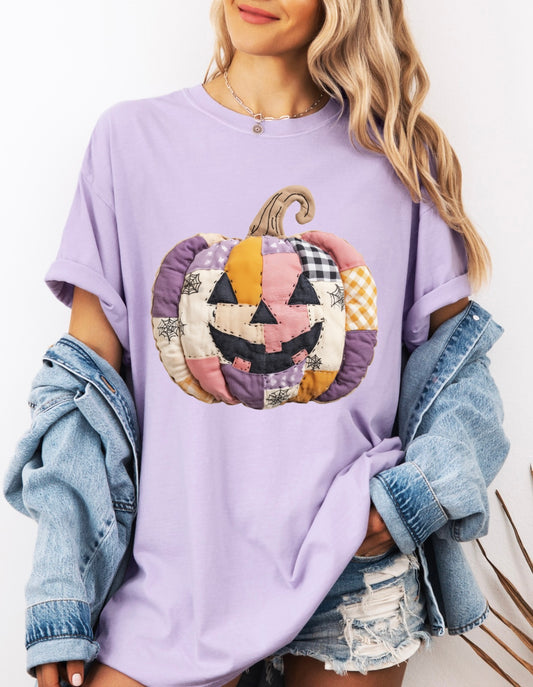 Patchwork Pumpkin Graphic Tee