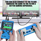 Retro Game 400 Built-in Games Portable Game For Gifts Kids: Black