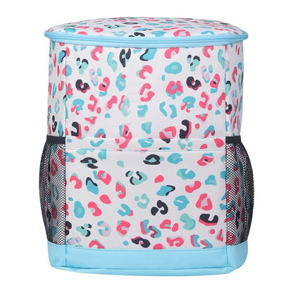 Leopard Print Backpack Cooler
