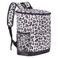 Leopard Print Backpack Cooler