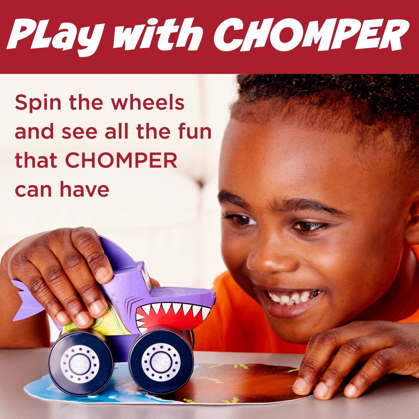 Buildeez! Chomper Monster Shark - DIY Wooden Craft Kit
