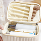 BROWN SQUARE MAKEUP BAG