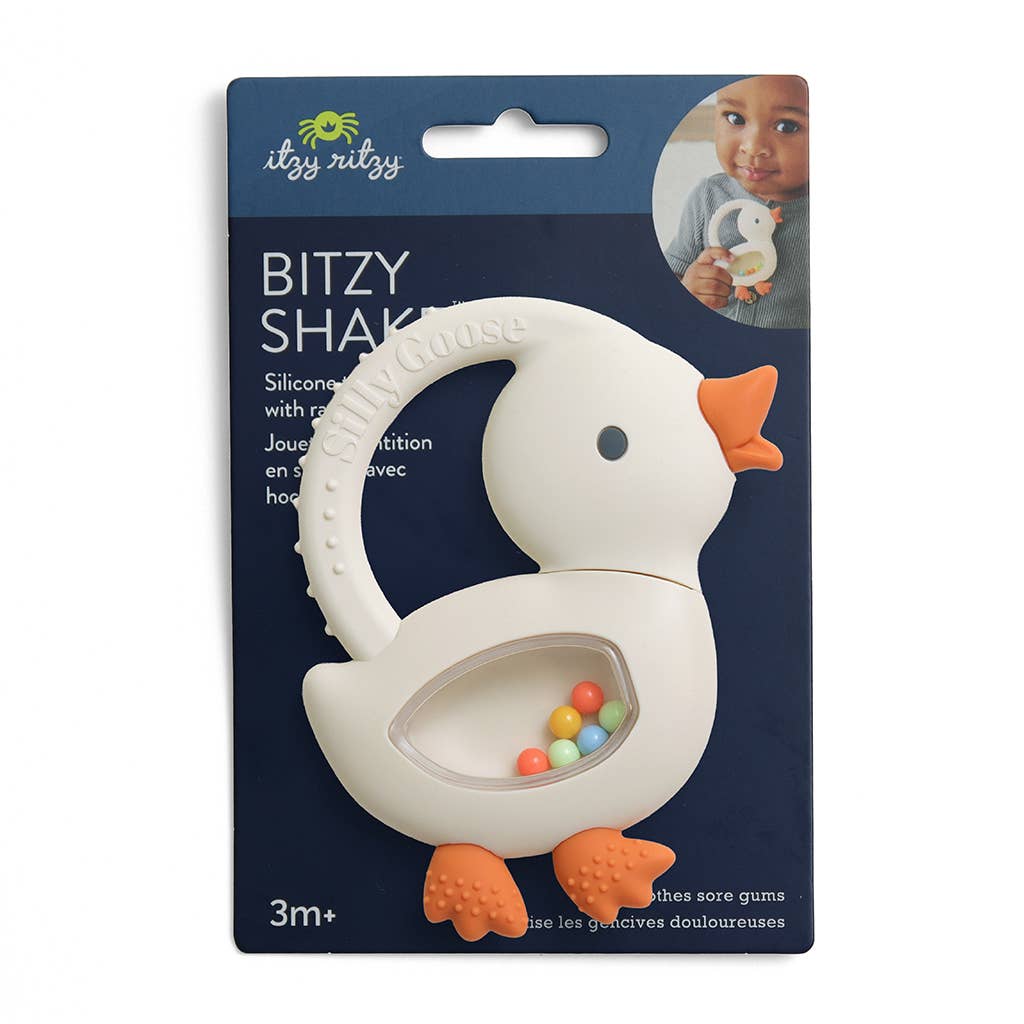 Cherries Bitzy Shake™ - Silicone Teether with Rattle