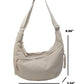 Large crescent crossbody bag