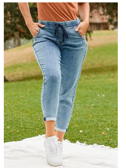 Petite Kozy Fit Mid Rise Jogger