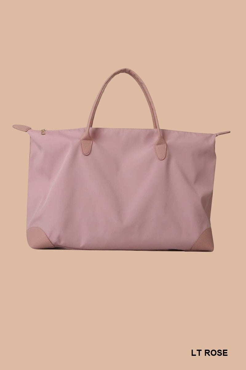 Rose Large capacity weekender travel duffle bag
