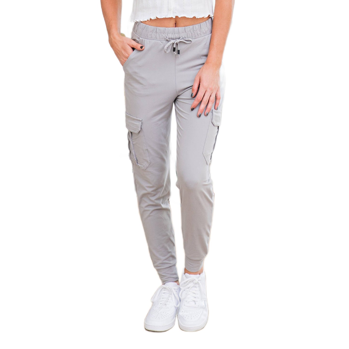 Mocha Ultra Soft Joggers w/ Cargo Pocket