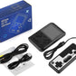 Retro Game 400 Built-in Games Portable Game For Gifts Kids: Black