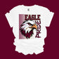 Eagle Pride Maroon and White Graphic Tee