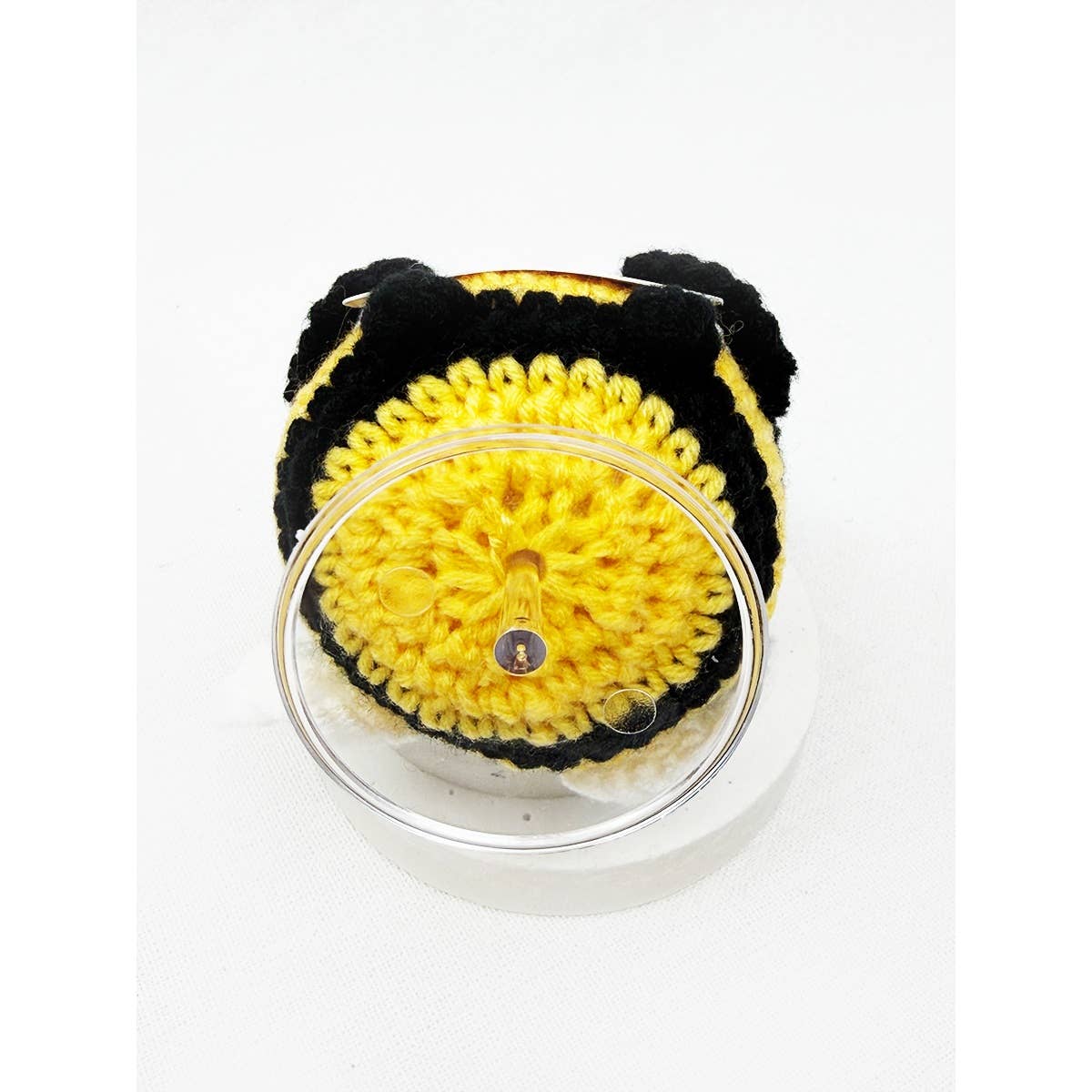 Positive Animal Crochet Keychain
