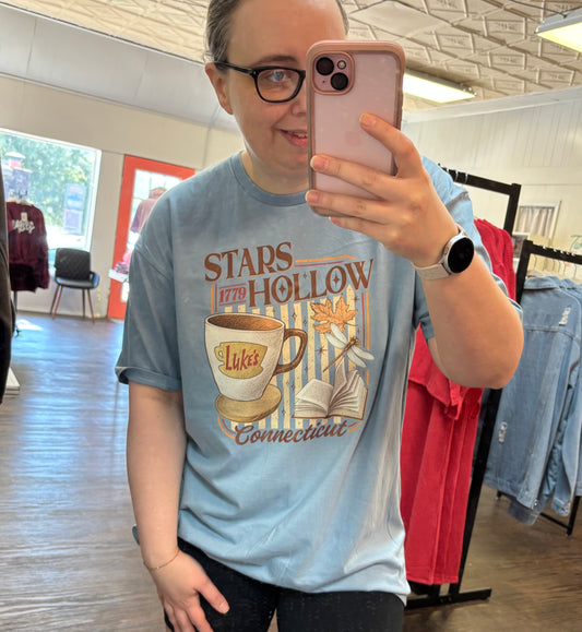 Fall Stars Hollow Graphic Tee