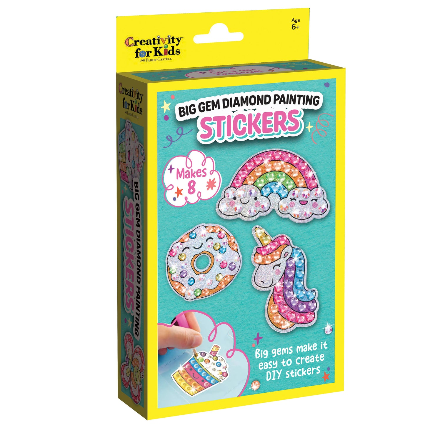 Big Gem Diamond Painting Stickers Mini Kit - DIY for Kids